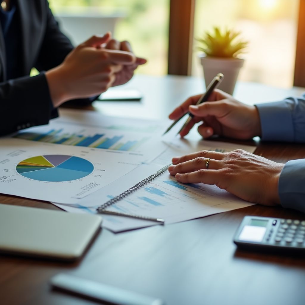 One-on-one financial counseling session