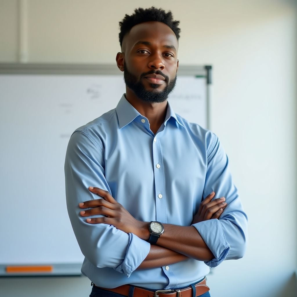 Portrait of debt management instructor