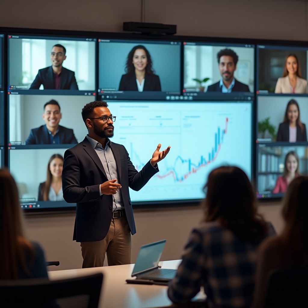 Live interactive webinar with participants